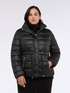 Quilted down jacket with drawstring waist image number 3