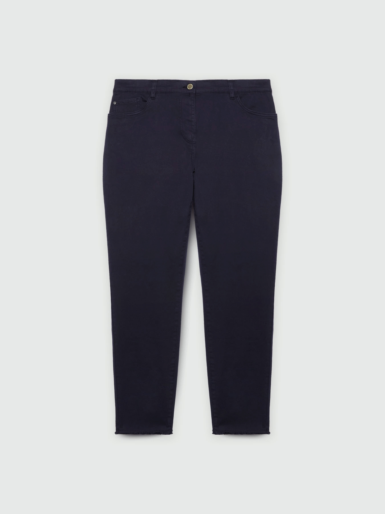 Cotton skinny trousers image number 4