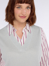 Camicia bimaterica con gilet sovrapposto image number 2