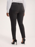 Cropped jeans with rhinestone appliqu&eacute;s image number 1