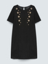 Milano Stitch Dress with Eyelets image number 3