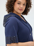 Vestito over in jersey con paillettes image number 3