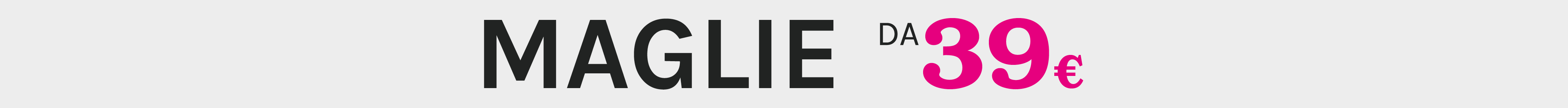 Maglie e felpe da 39€ Fiorella Rubino